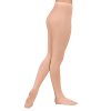 Eurotard Women's Professional Mesh Back Seam Convertible Tights Adult S/M Ballet Pink - DanceSupplies.com