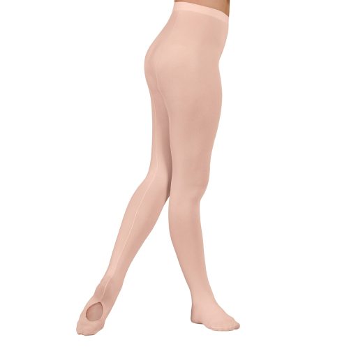 Eurotard Women's Professional Mesh Back Seam Convertible Tights Adult S/M Theatrical Pink - DanceSupplies.com