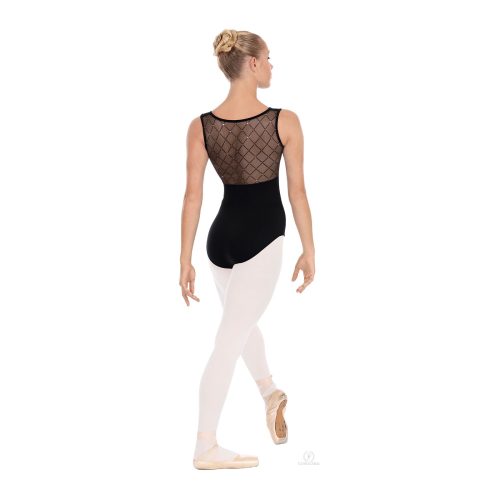 Eurotard Adult Diamond Tank Leotard Adult XS Black - DanceSupplies.com