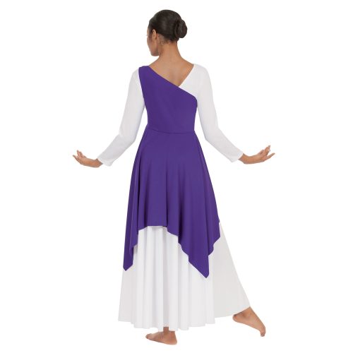 Eurotard 63567 Joyful Praise Asymmetrical Tunic Purple 2