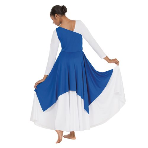 Eurotard 63567 Joyful Praise Asymmetrical Tunic Royal 2