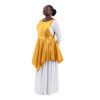 Eurotard Adult Rose of Sharon Satin Peplum Ephod Adult S/M Gold - DanceSupplies.com