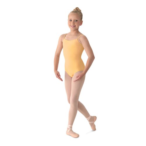 Mirella Girl's Camisole Leotard Child 2-4 Buttercup - DanceSupplies.com