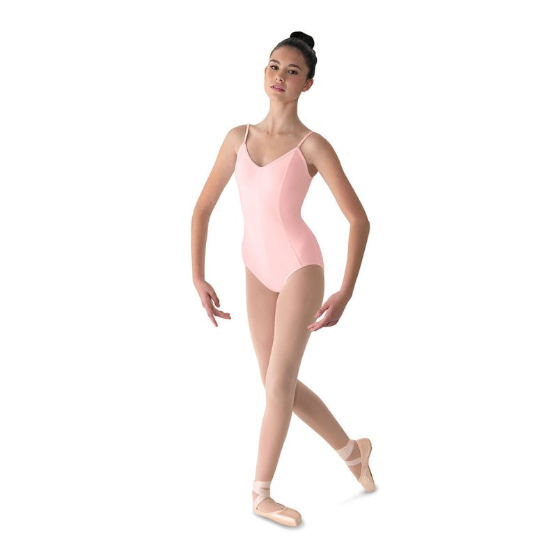 Mirella Seamed Camisole Leotard Adult P Pale Pink - DanceSupplies.com