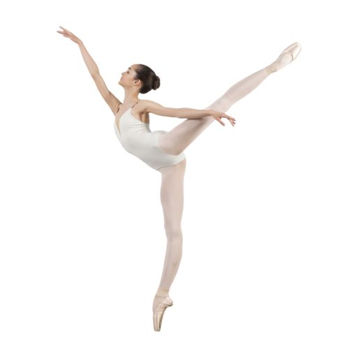 Nikolay Child Little Charlotte Leotard Child 8-9 White - DanceSupplies.com