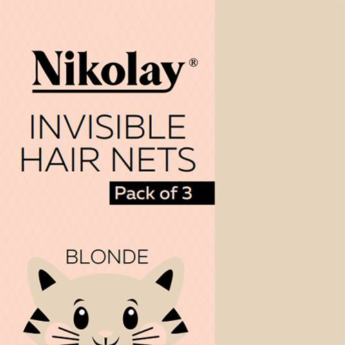 Nikolay Invisible Hair Nets Blonde - DanceSupplies.com