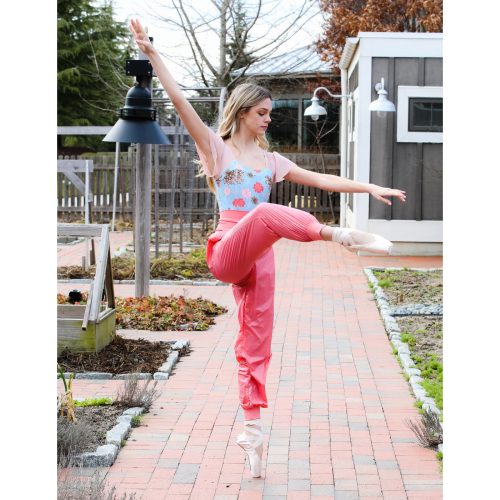 Oh La La Chic Ballet Andrea Trash Pants Coral 2