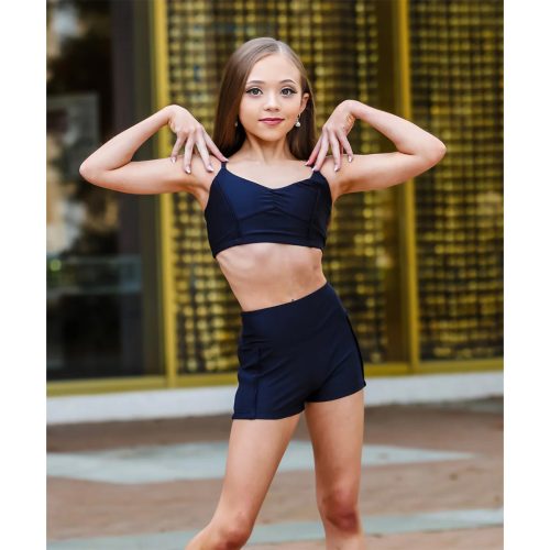 Oh La La Electra Shorts Child M Black - DanceSupplies.com