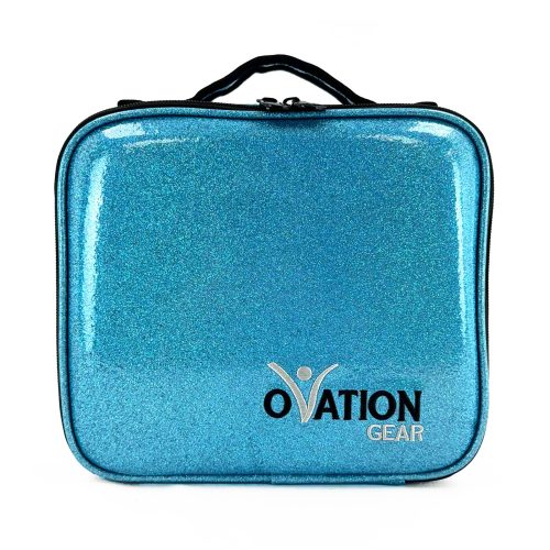 Ovation Gear Sparkle Cosmetic Case - Small Blue - DanceSupplies.com