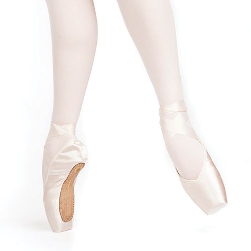 Russian Pointe Almaz U-Cut Drawstring Pointe Shoes - Flexible Hard Shank 37 W2 V3- DanceSupplies.com