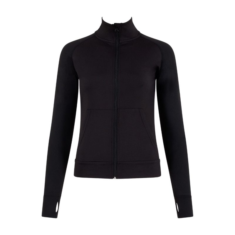 Silky Dance SHDAJA Full Zip Dance Jacket Black 5