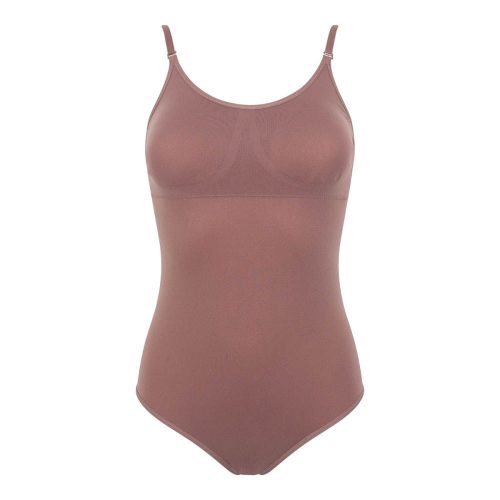 Silky Dance Low Back Camisole Liner with Removable Padding Child 8-12 Dark Nude - DanceSupplies.com