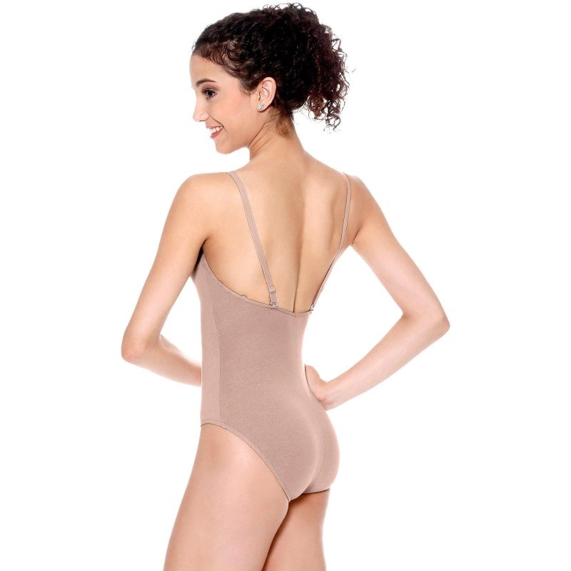 So Danca D345 Adult Bess Body Liner Tan 2