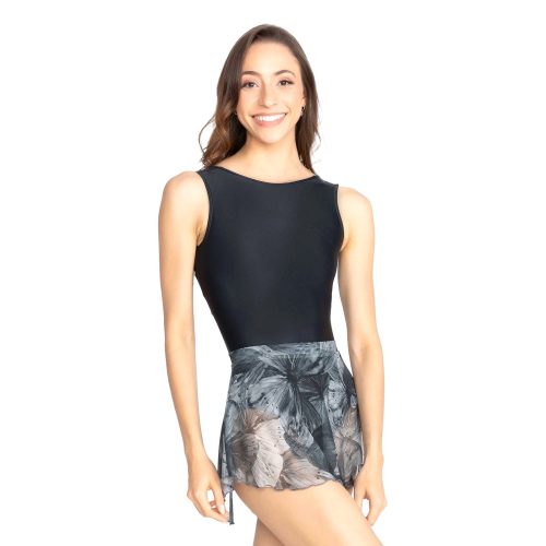 So Danca Child Butterfly Skirt Child 6X-7 Black - DanceSupplies.com