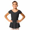 So Danca Child Christabel Bow Back Dress Child 2-4 Black - DanceSupplies.com