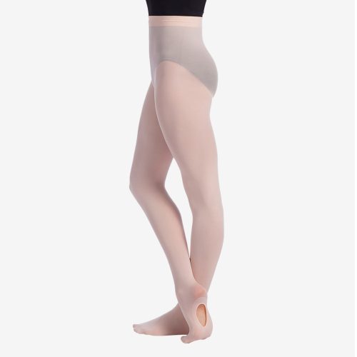 So Danca Adult Convertible Tights Adult S/M Ballet Pink - DanceSupplies.com