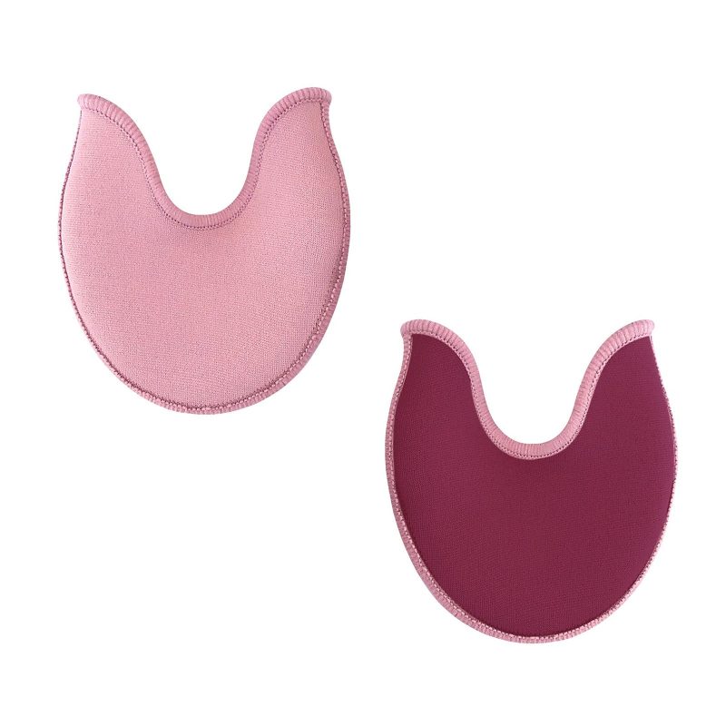 Suffolk Reversible Two-Tone Toe Pads Mauve  - DanceSupplies.com