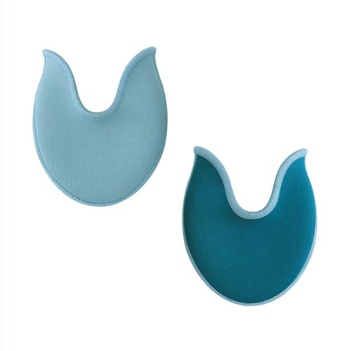 Suffolk Reversible Two-Tone Toe Pads Teal  - DanceSupplies.com