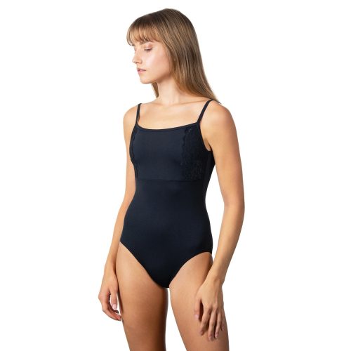 Suffolk Child Winter Bouquet Camisole Leotard Child M Black - DanceSupplies.com