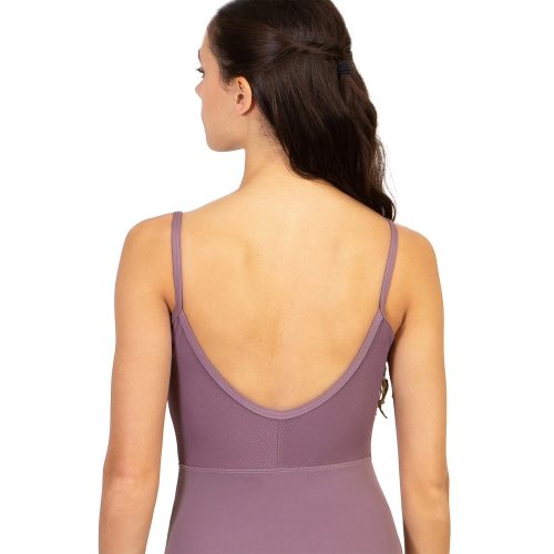 Suffolk 2650A Balletcore Ribbed Camisole Leotard Purple 2