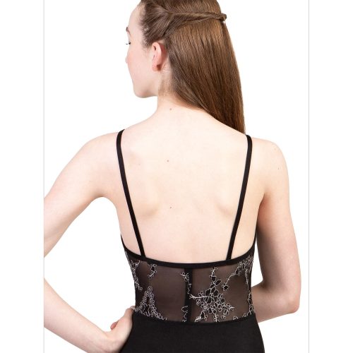 Suffolk 2656A Evening Soiree Camisole Leotard Black 2