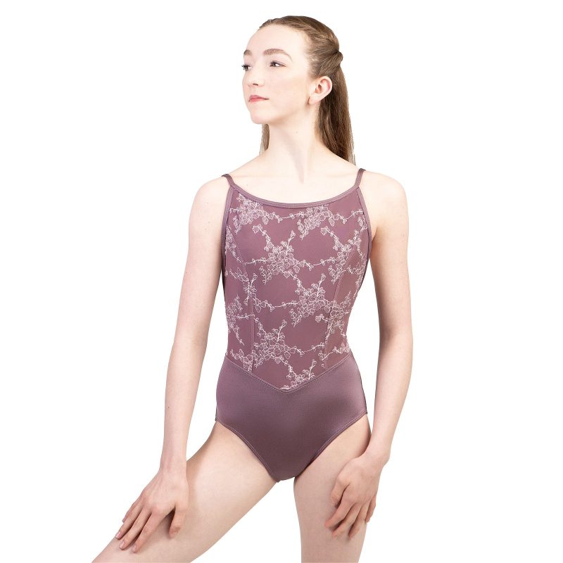 Suffolk Adult Evening Soiree Jewel Neck Camisole Leotard Adult P Light Purple - DanceSupplies.com