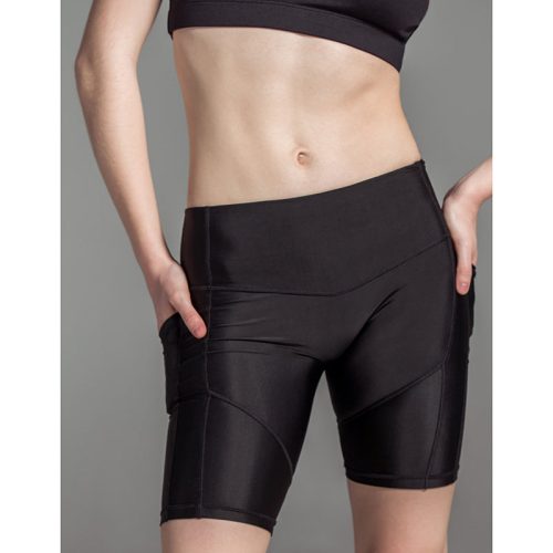 Suffolk Yoga Shorts Adult P Black - DanceSupplies.com