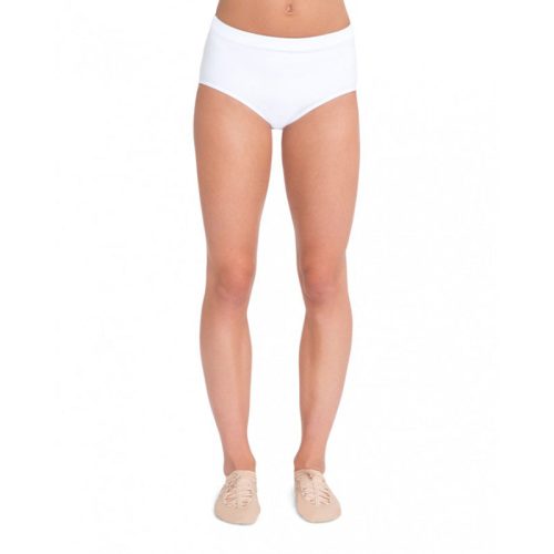 Capezio Adult Briefs Adult XS White - DanceSupplies.com