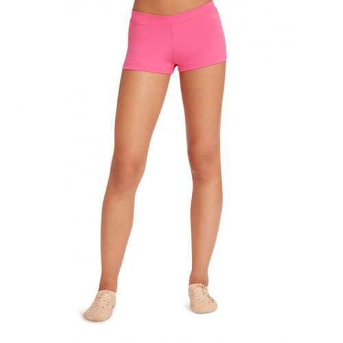 Capezio Adult Low Rise Shorts Adult XS Hot Pink - DanceSupplies.com