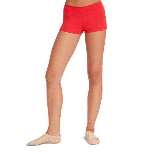 Capezio Adult Low Rise Shorts Adult XS Red - DanceSupplies.com