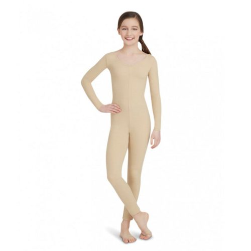 TB114C Capezio Childs Long Sleeve Leotard NUD 2