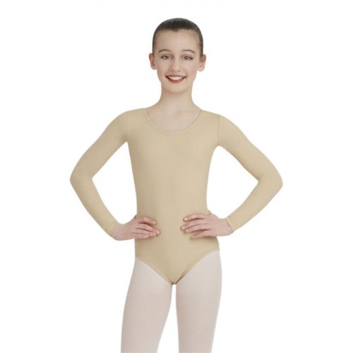 Capezio Child's Long-Sleeve Leotard Child S Nude - DanceSupplies.com