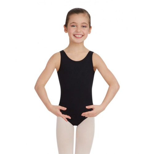 Capezio Child's Tank Leotard Toddler Black - DanceSupplies.com