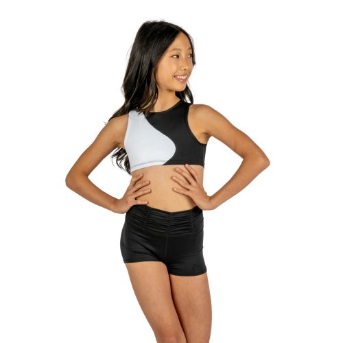 XO Dance Yin Yang Top Child 6X-7 Oreo Blast - DanceSupplies.com