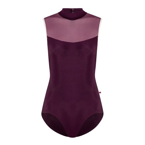 Yumiko Camila Mock Neck Leotard - Opera Adult XS Opera - DanceSupplies.com